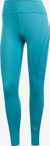 ADIDAS BY STELLA MCCARTNEY Skinny Workout Pants 'TruePurpose Optime' in Blue: front