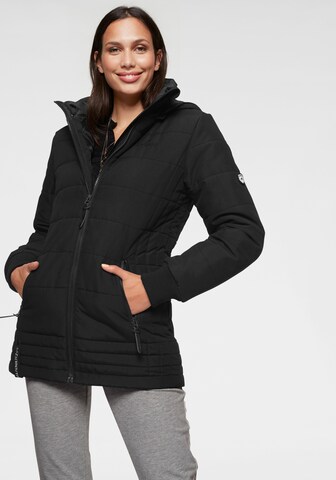 ALPENBLITZ Winter Jacket in Black: front