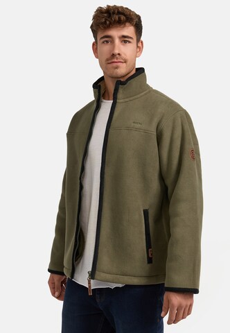 Veste en polaire 'Emilos' INDICODE JEANS en vert