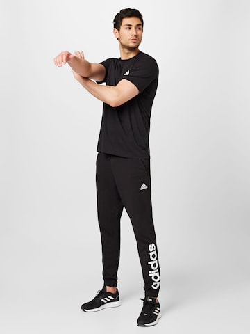 ADIDAS SPORTSWEAR Slimfit Παντελόνι φόρμας 'Essentials' σε μαύρο