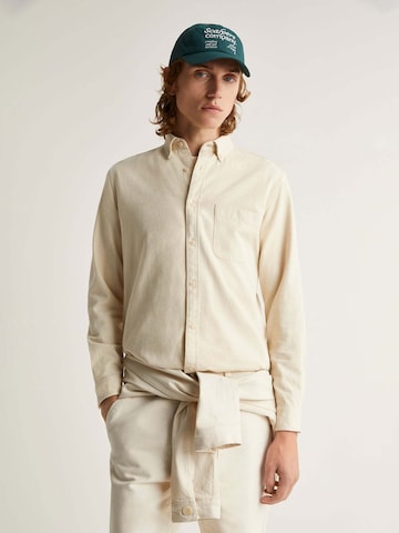 Scalpers Regular Fit Hemd in Beige: predná strana