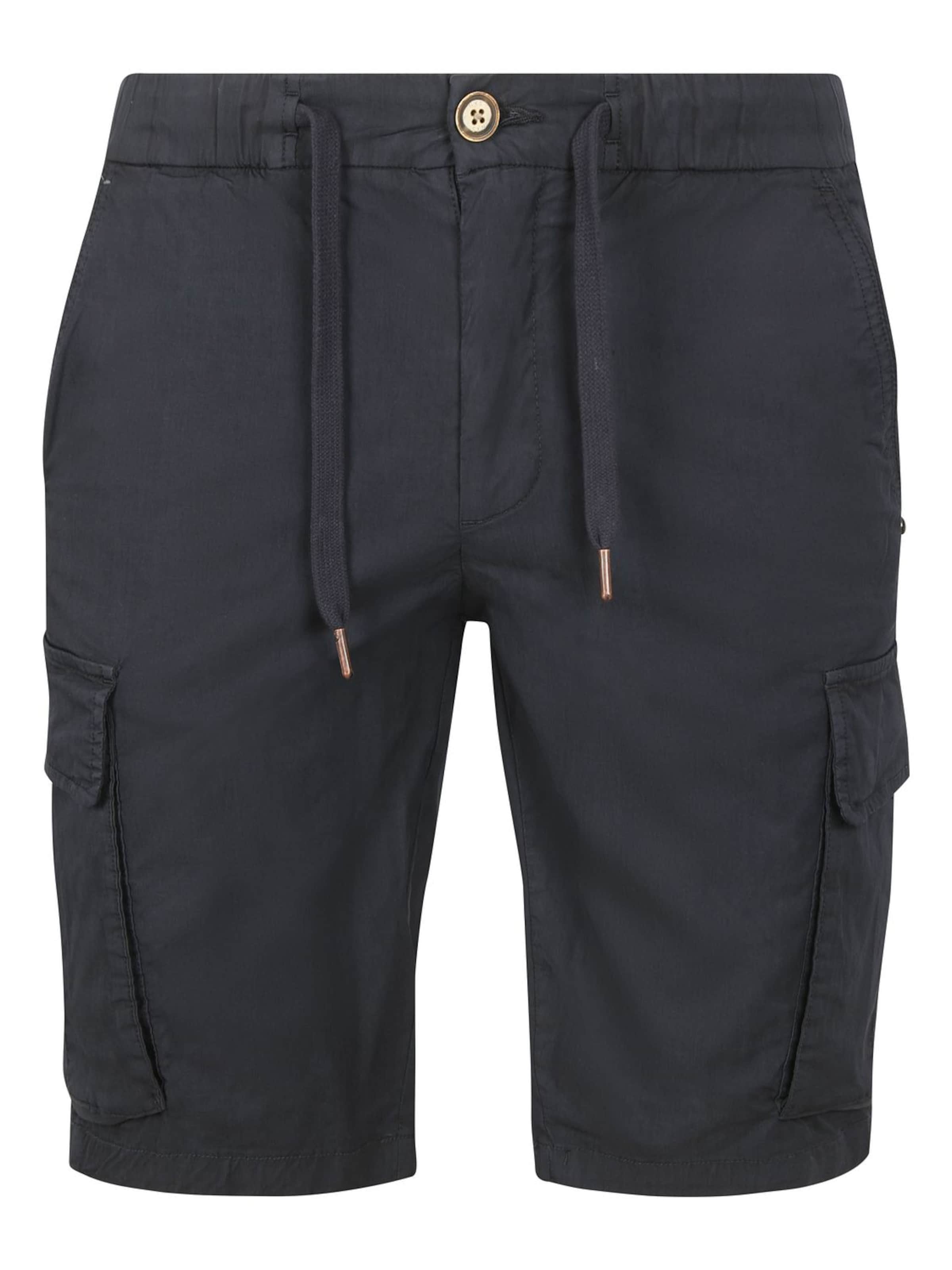 No Excess Regular Trousers in Blue: front