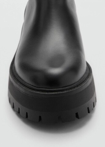 MANGO Boots 'Kondor' in Black