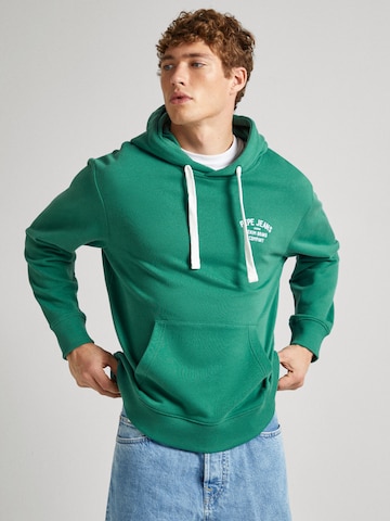 Pepe Jeans Суичър 'Rufus' в зелено