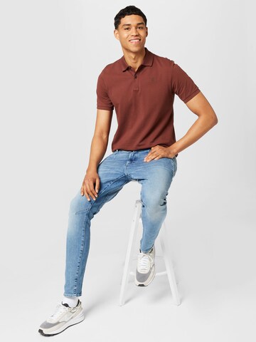 G-STAR Shirt 'Dunda' in Bruin