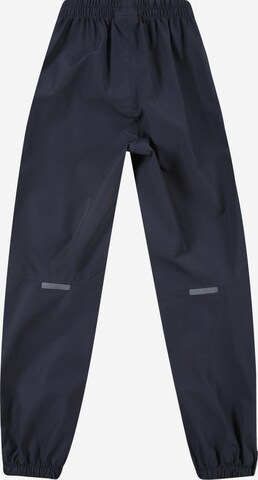 JACK WOLFSKIN Tapered Outdoor broek 'Rainy Days' in Blauw