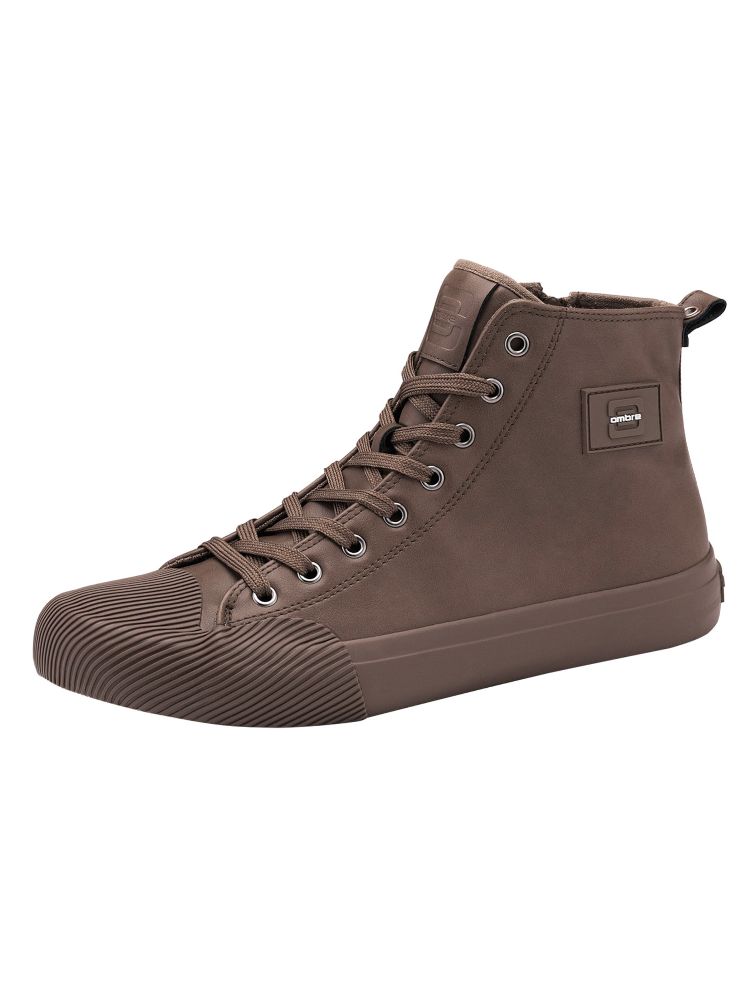 Ombre High-top trainers in Brown: front