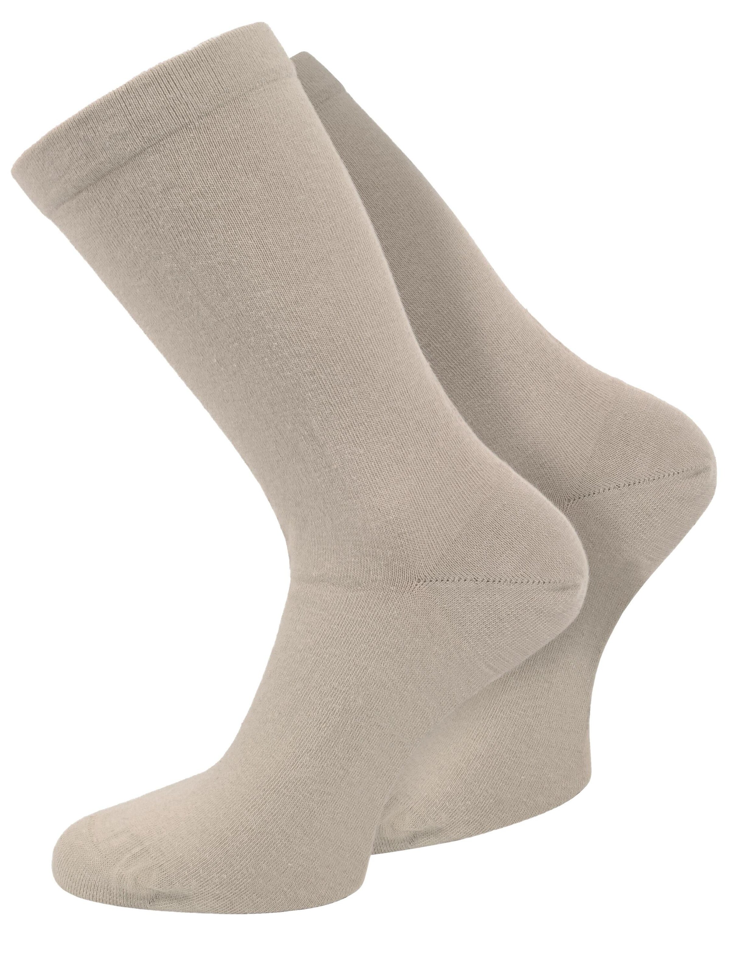 Chaussettes normani en beige