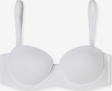 Bandeau Soutien-gorge ' Bandeau mit Schale - Unique Micro ' SCHIESSER en blanc : devant