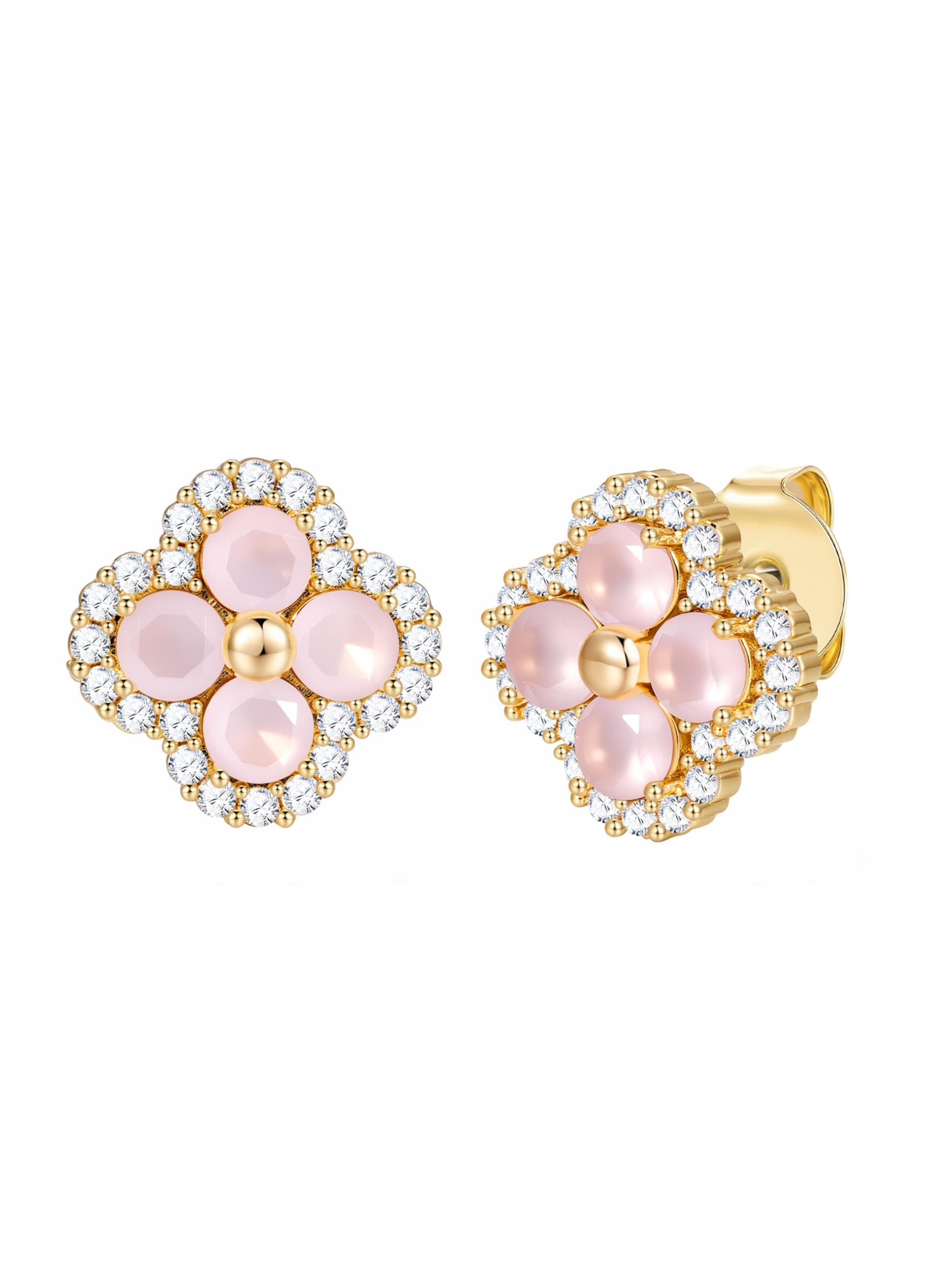 Orecchini di Lulu & Jane in oro: frontale