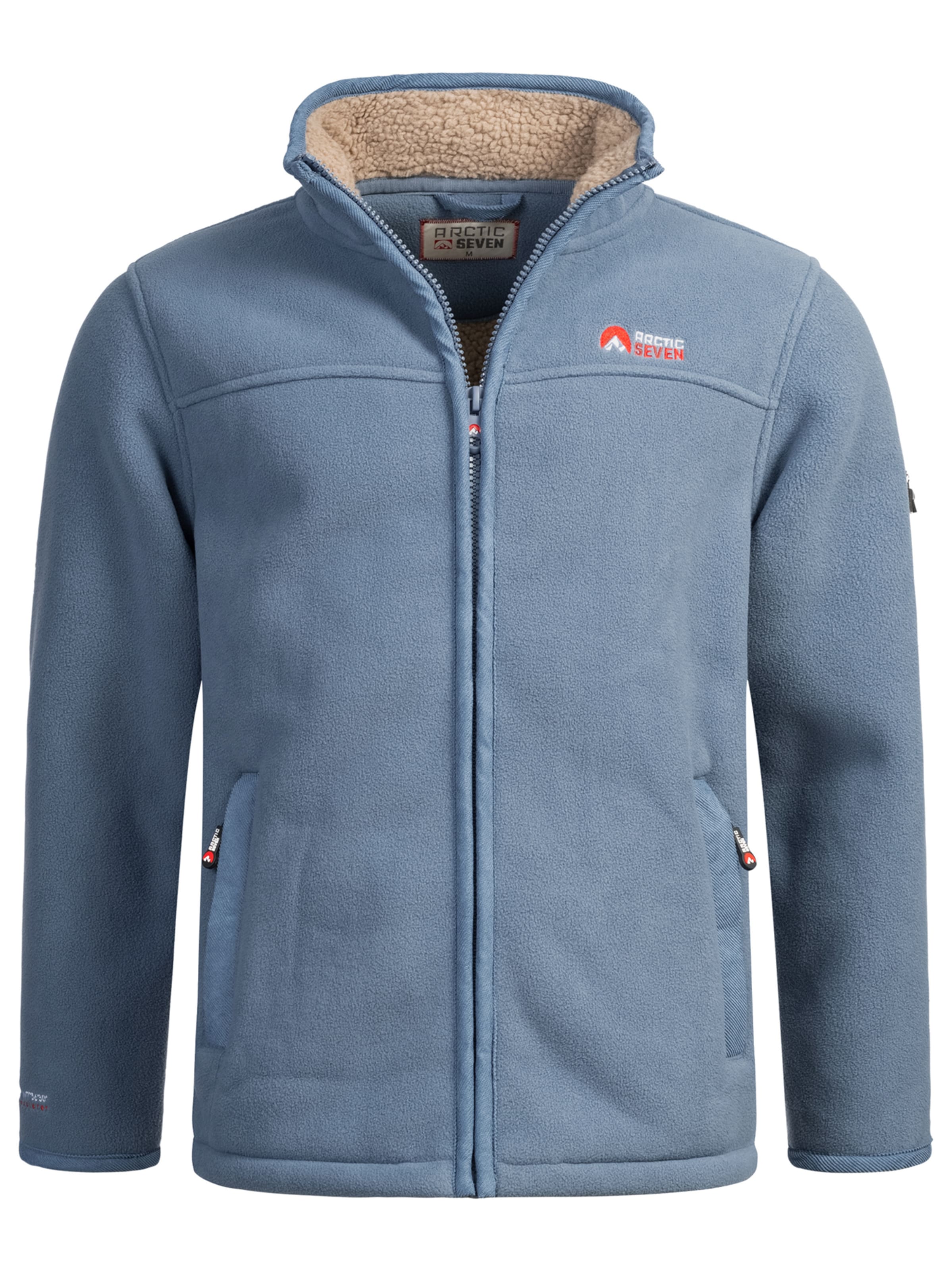Arctic Seven Funktionele fleece-jas 'Zeroo ' in Blauw: voorkant