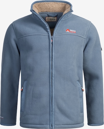 Veste en polaire fonctionnelle 'Zeroo ' Arctic Seven en bleu : devant