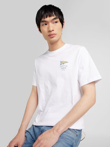 Wemoto T-Shirt 'Harbour' in Weiß