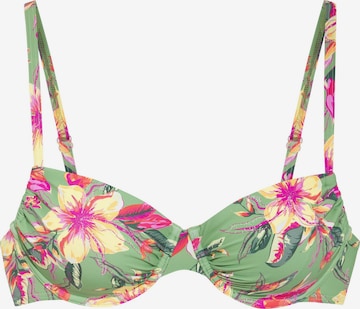 Hauts de bikini LASCANA en vert : devant