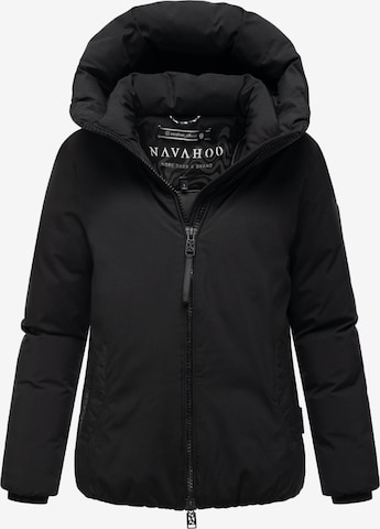 Veste d’hiver 'Blütenlicht 14' NAVAHOO en noir : devant