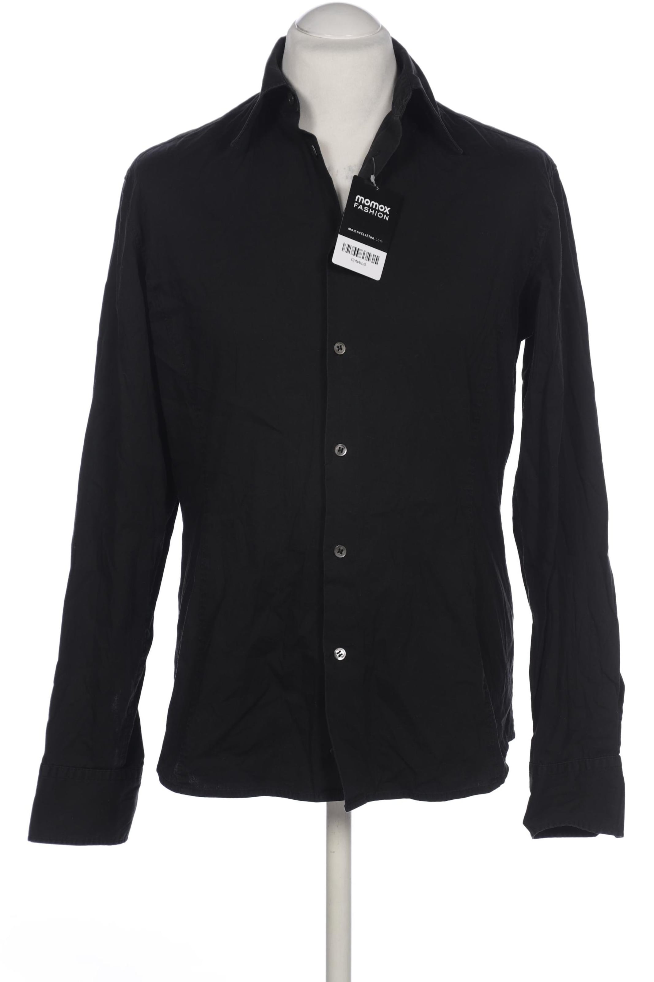 HALLHUBER Hemd M in Schwarz: Vorderseite