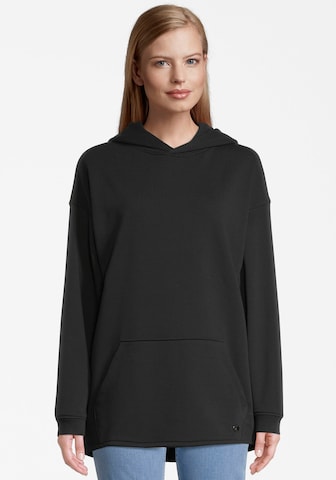 TAMARIS Sweatshirt in Black: front
