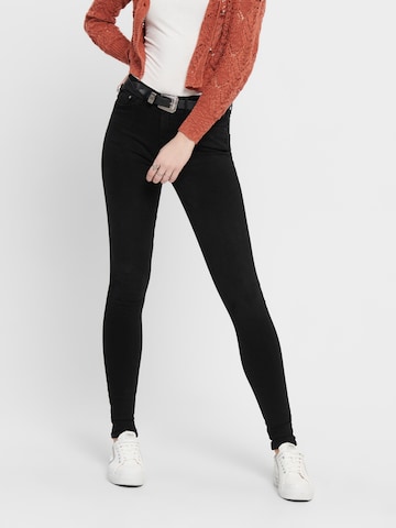 ONLY Skinny Jeans 'Paola' i sort: forside