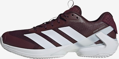 ADIDAS PERFORMANCE Sportske cipele 'Adizero Ubersonic 5 Clay' veličine 39-39,5 u boja vina / srebro / bijela, Pregled proizvoda