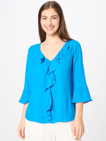 Wallis - Blusa em azul: frente