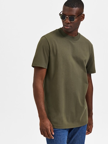 SELECTED HOMME - Camiseta 'Colman' en verde