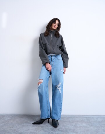 TOPSHOP - Pierna ancha Vaquero 'COLUMN' en azul