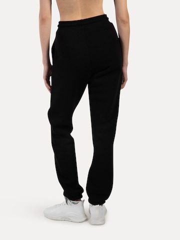 Effilé Pantalon Smilodox en noir