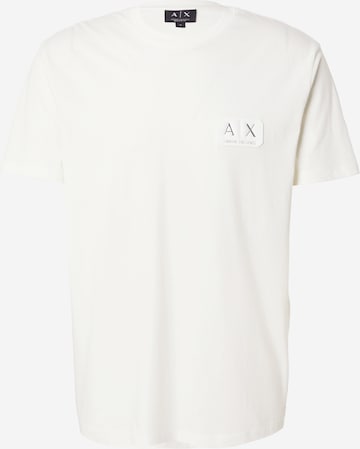T-Shirt ARMANI EXCHANGE en blanc : devant