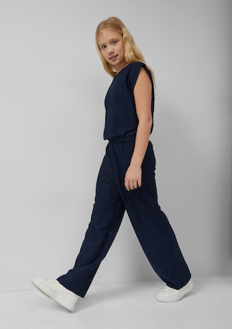 Wide Leg Pantalon s.Oliver en bleu