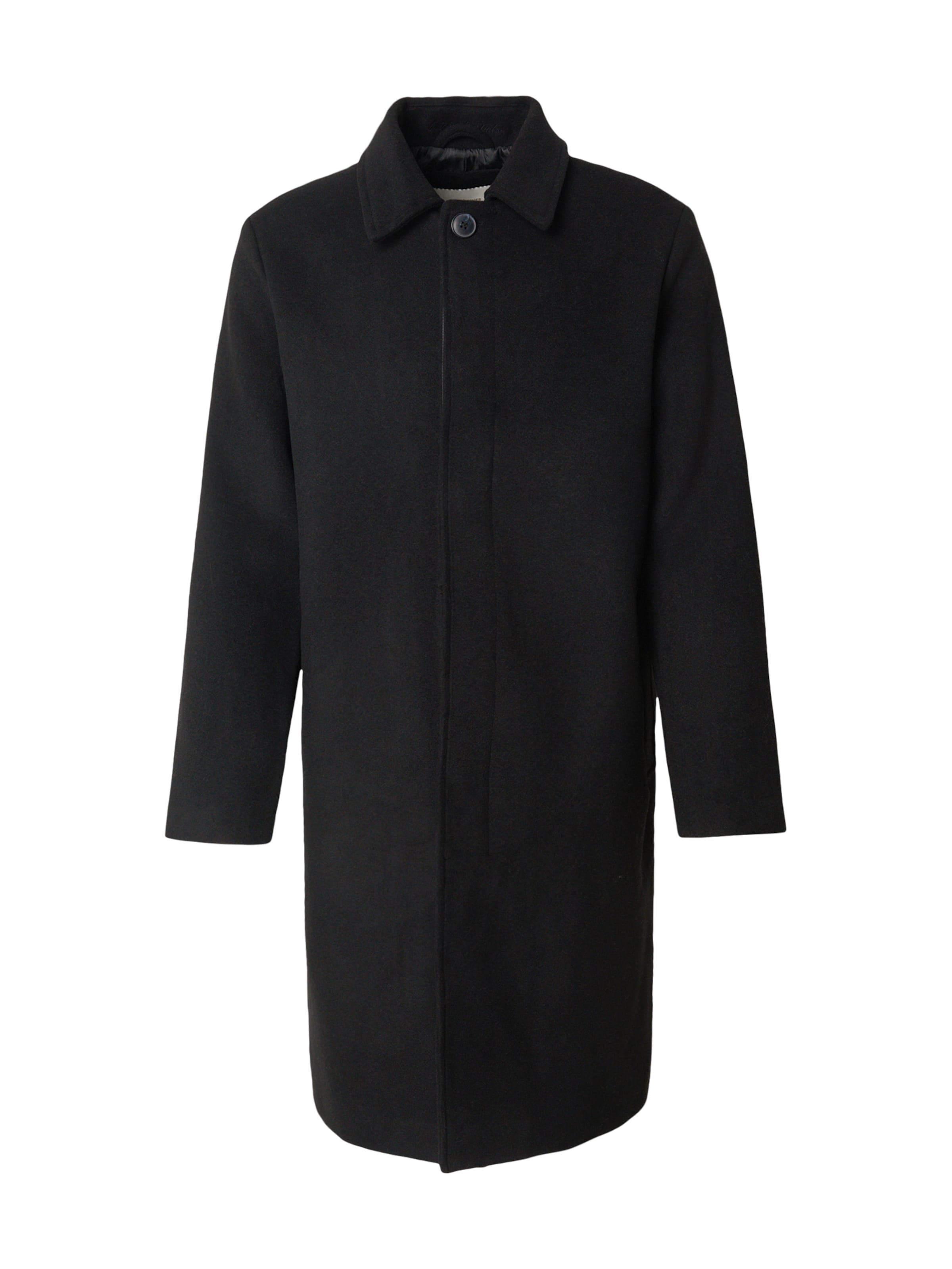 JACK & JONES Prechodný kabát 'JORNORREBRO' - Čierna: predná strana