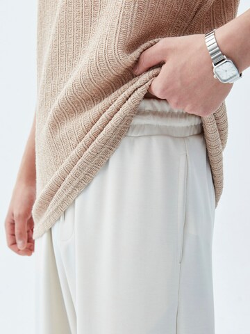 VAMOS CLO Wide Leg Housut 'Detroit' värissä beige