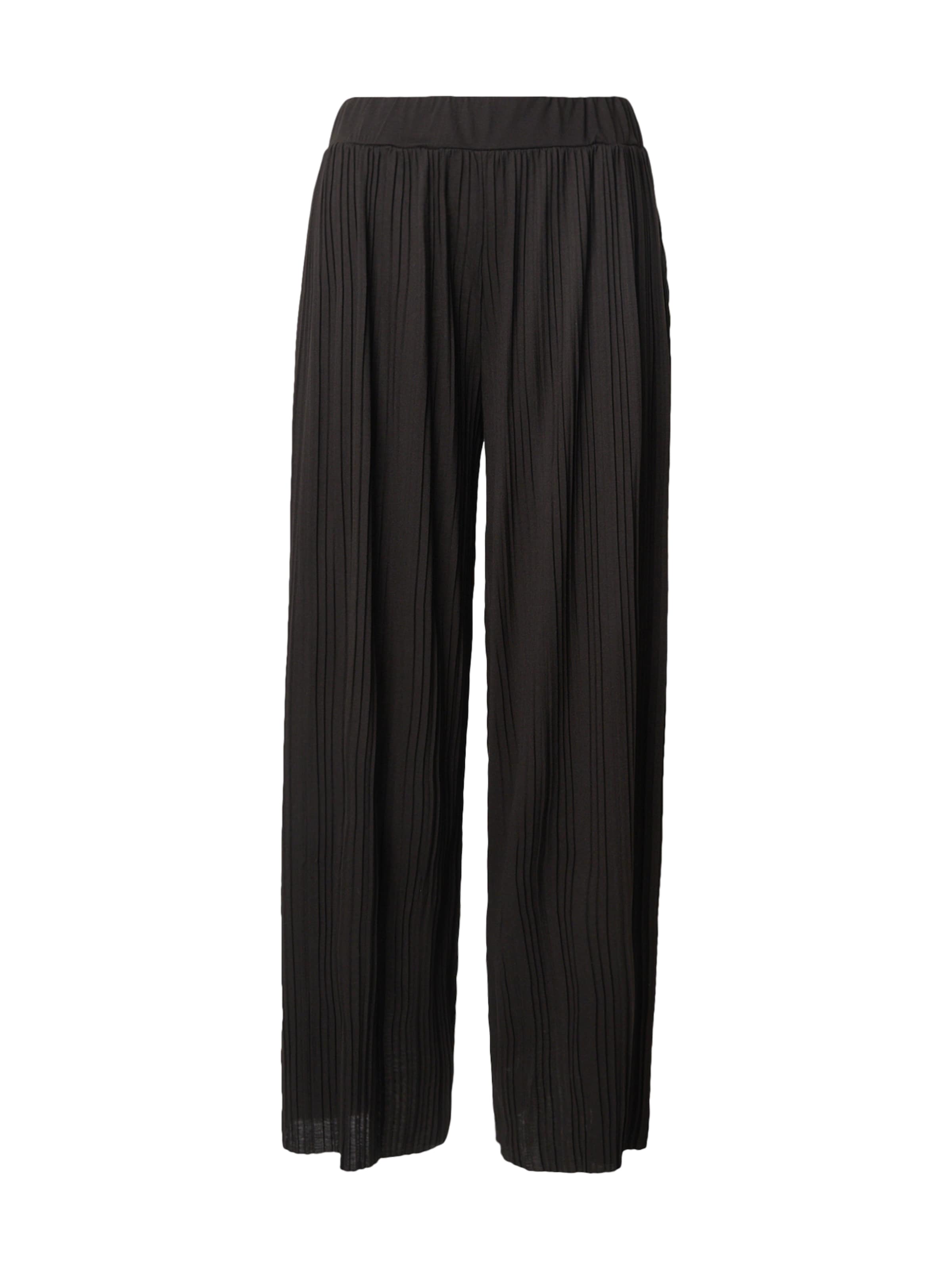 Hailys Široke hlačnice Hlače 'Ti44mber' | rjava barva: sprednja stran