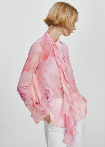 MANGO Blouse 'iris' in Roze