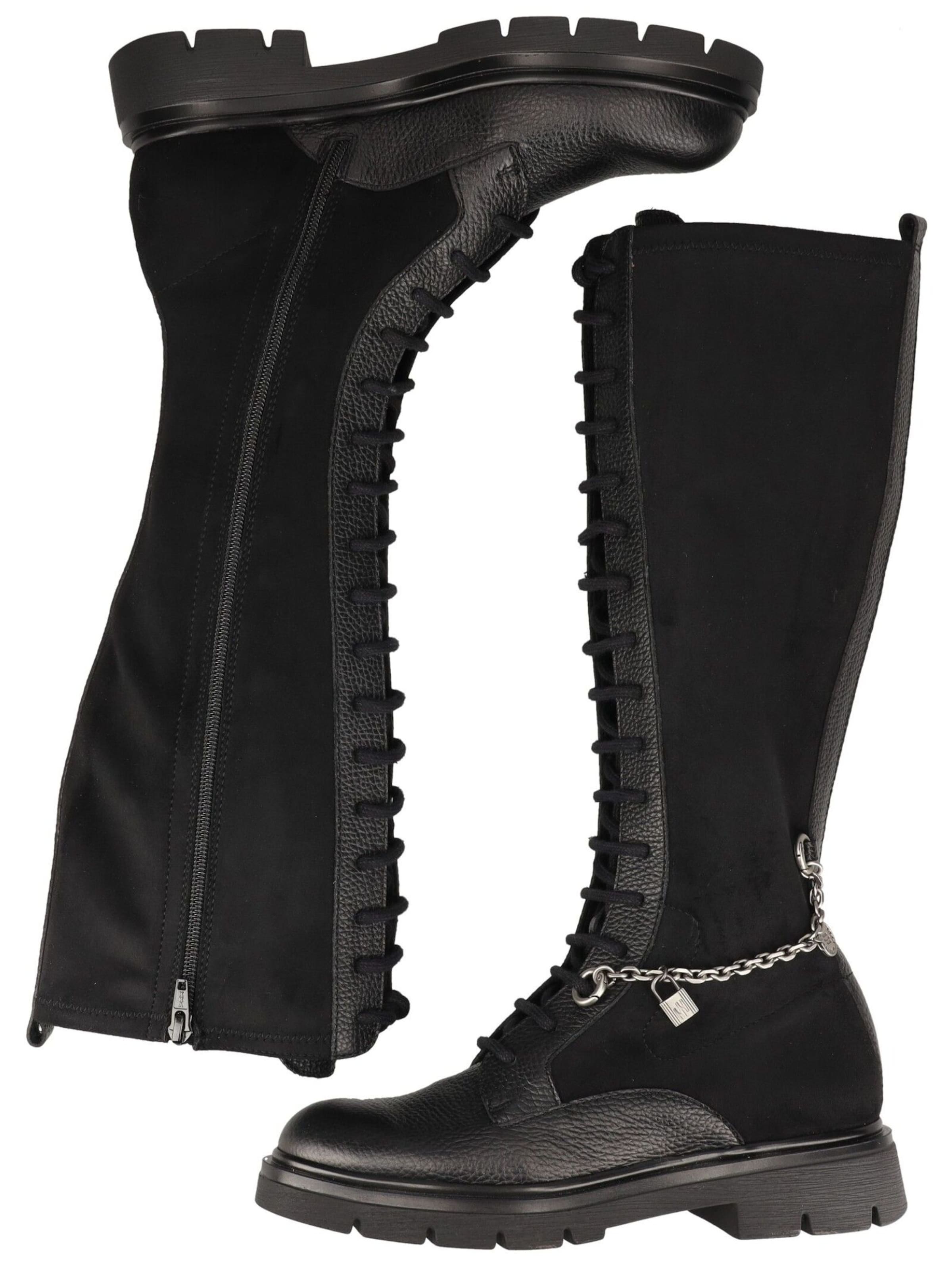Hispanitas Lace-Up Boots in Black