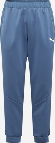 PUMA Workout Pants 'TRAIN ALL DAY' in Blue: front