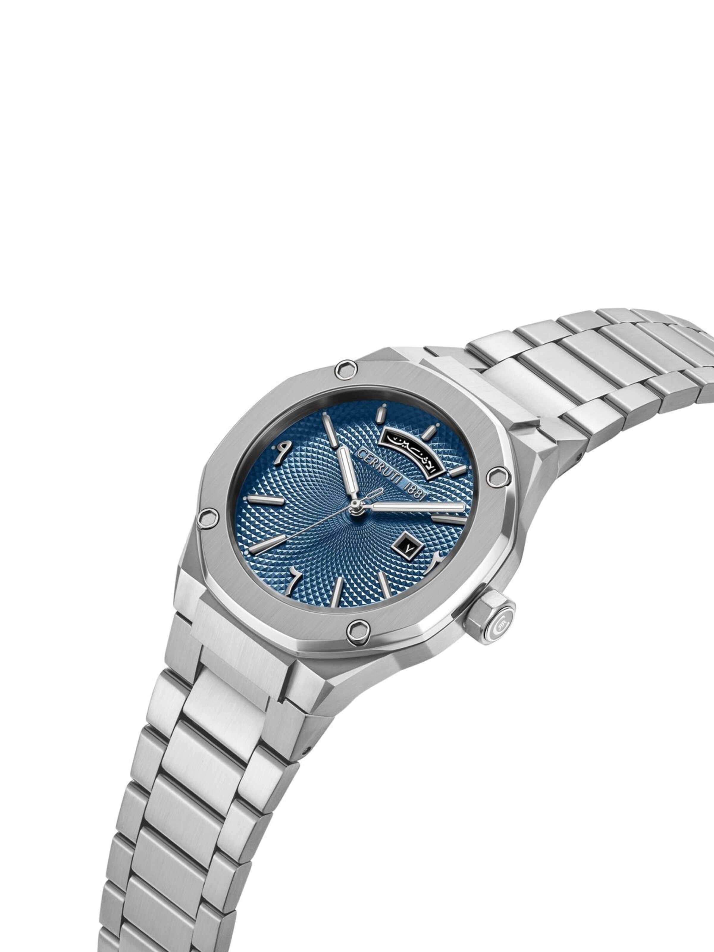 CERRUTI 1881 Analog watch 'Date watch Razzuolo' in Blue