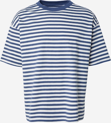 T-Shirt WEEKDAY en bleu : devant