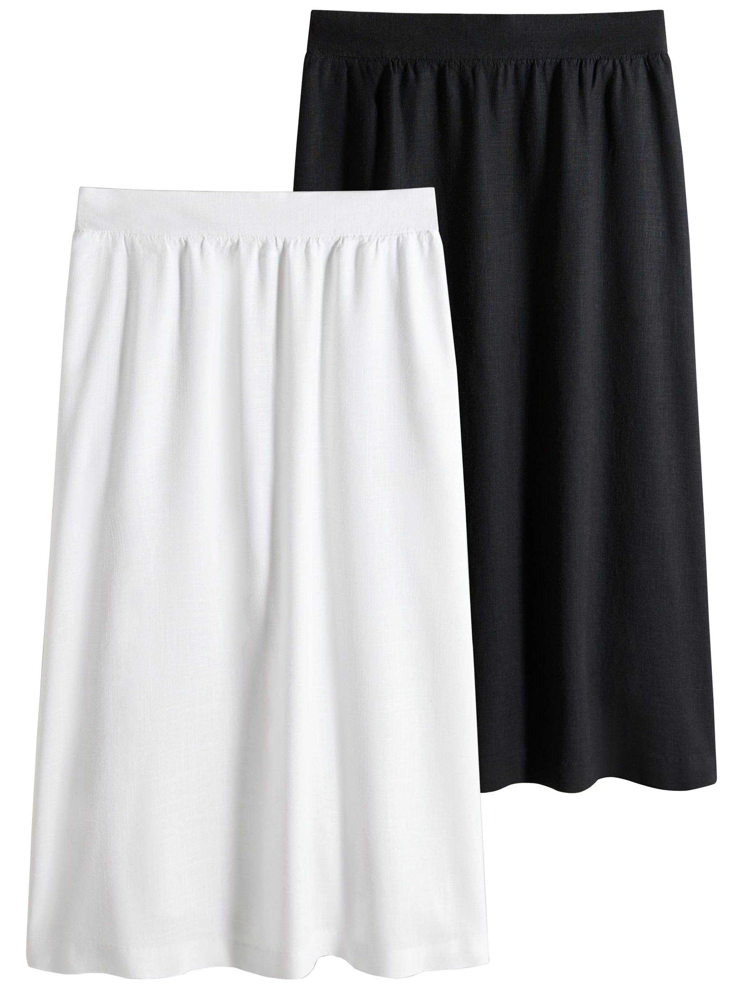 The Set Spódnica w kolorze czarny: przód