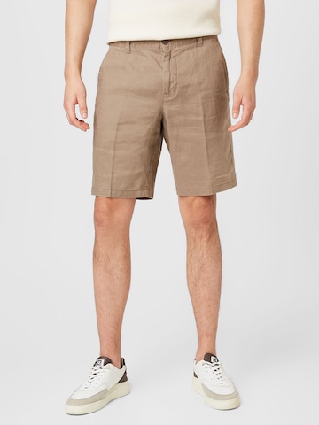 UNITED COLORS OF BENETTON Normální Chino kalhoty – hnědá: přední strana