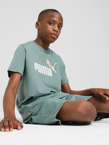 PUMA Μπλουζάκι 'Essentials No.1' σε πράσινο: μπροστά
