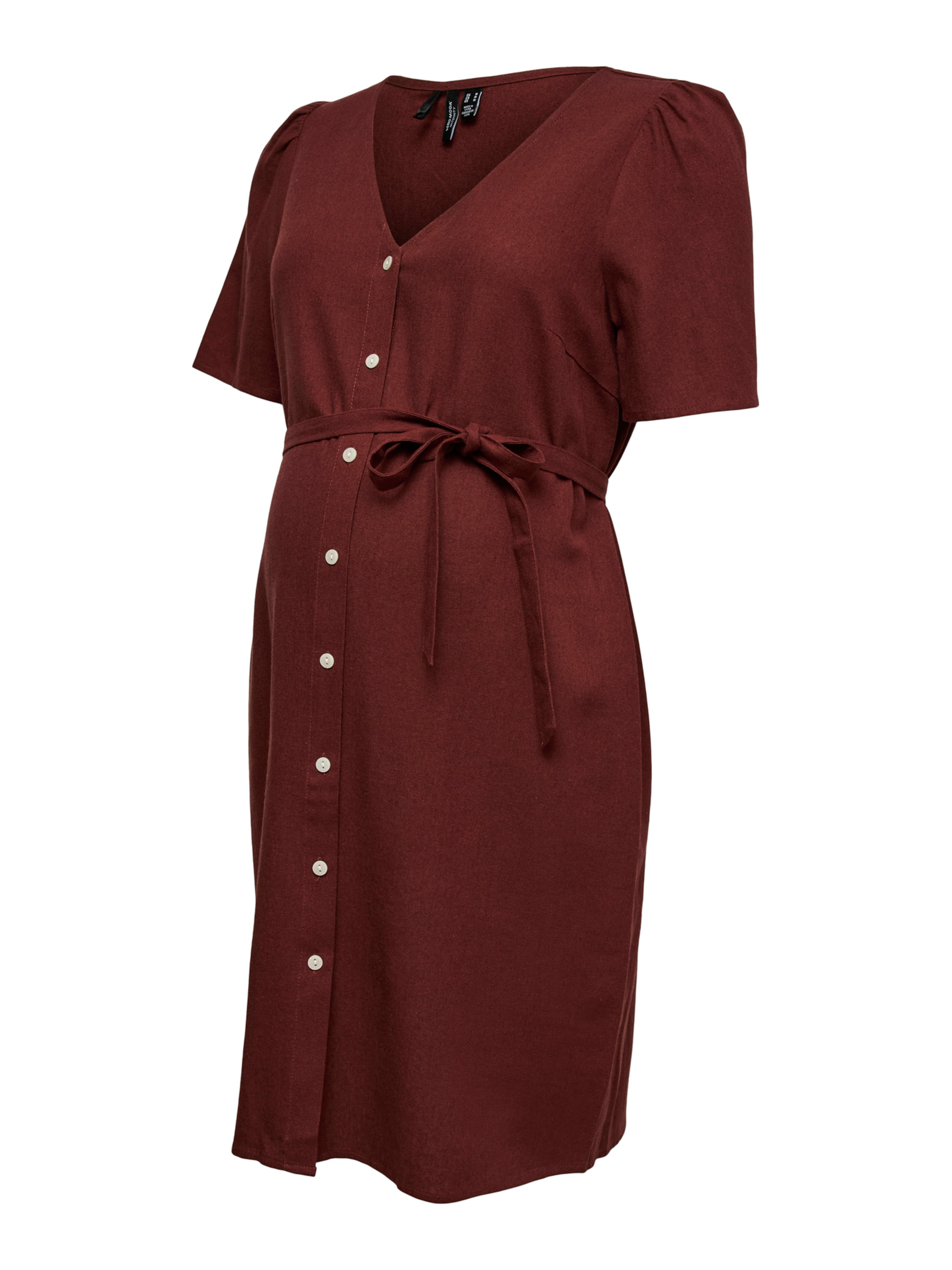 Robe-chemise 'VMMMYMILO' Vero Moda Maternity en rouge : devant