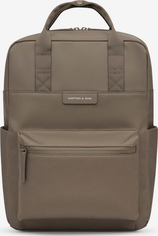 Kapten & Son Rucksack 'Bergen Pro' in Braun: Vorderseite