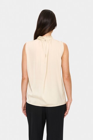 SAINT TROPEZ Blouse 'Aileen' in Beige