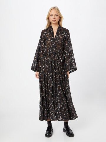 Robe 'Hilma Gigi' Peppercorn en noir : devant