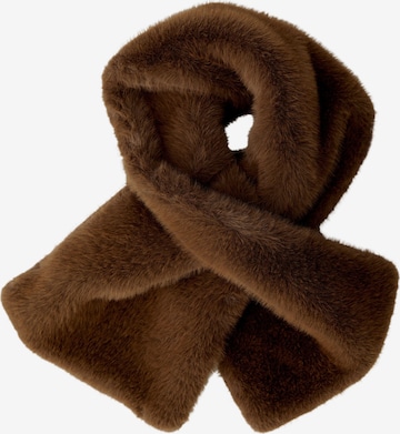 OUI Schal in Braun: Vorderseite