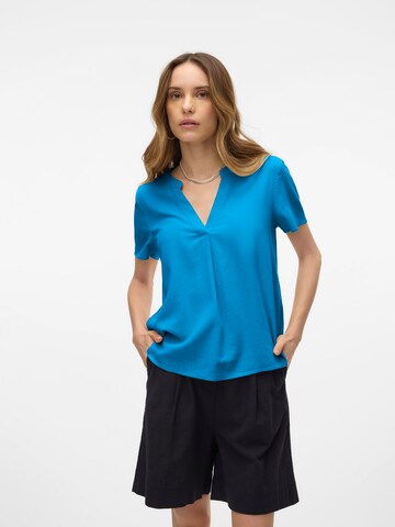 VERO MODA Bluse in Blau