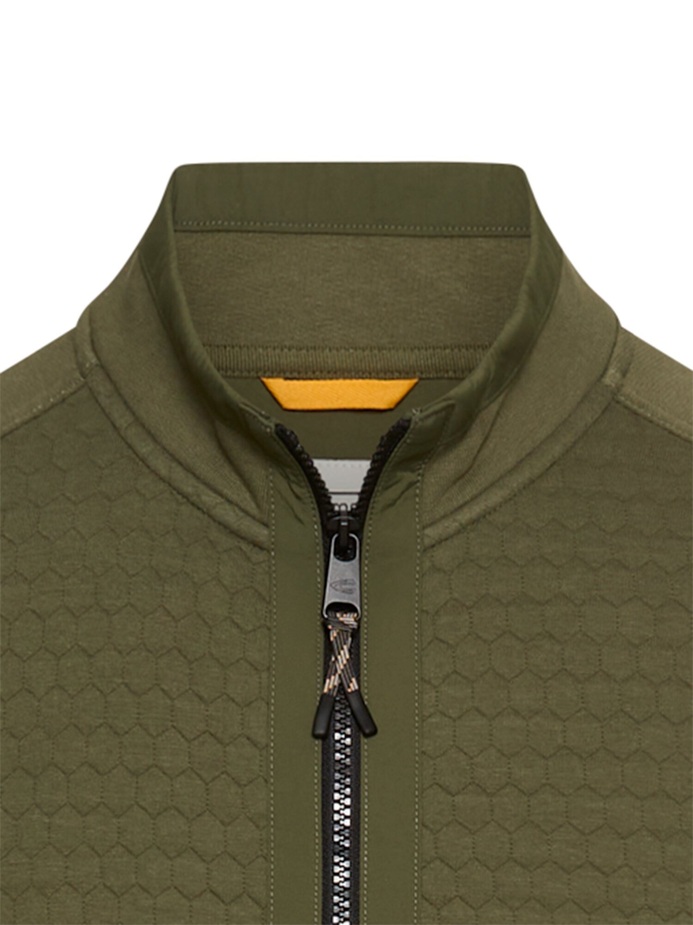 CAMEL ACTIVE Zip-Up Hoodie in Green