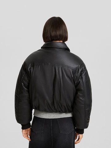 Bershka Between-season jacket in Black