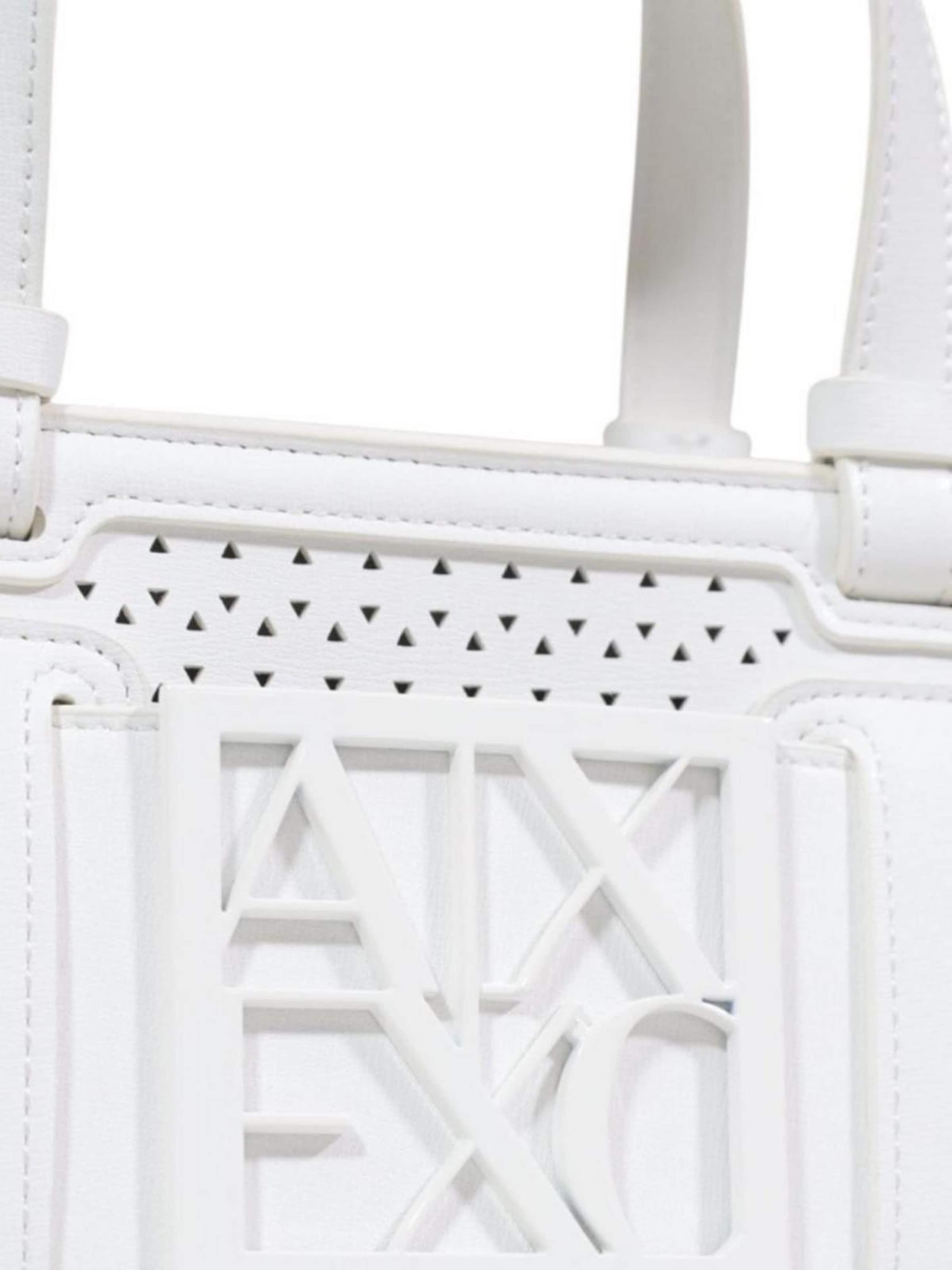 Borsa a mano 'SHOPPING BAG XW000392 AF22626' di ARMANI EXCHANGE in bianco