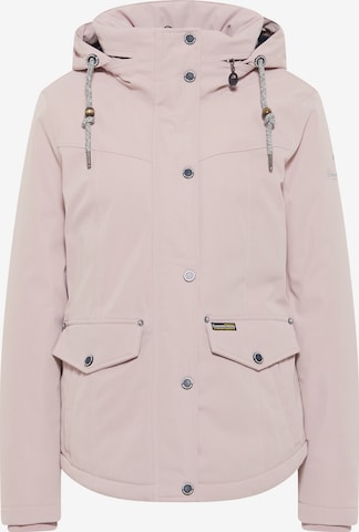 Schmuddelwedda Winter jacket in Pink: front